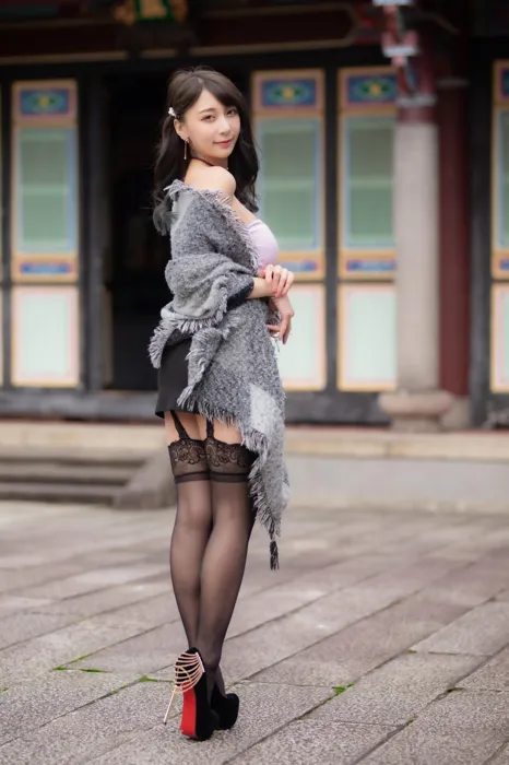 [Mzsock] NO.085 Mi Meng high heels and beautiful legs outdoor shot street photography#[58P]-11